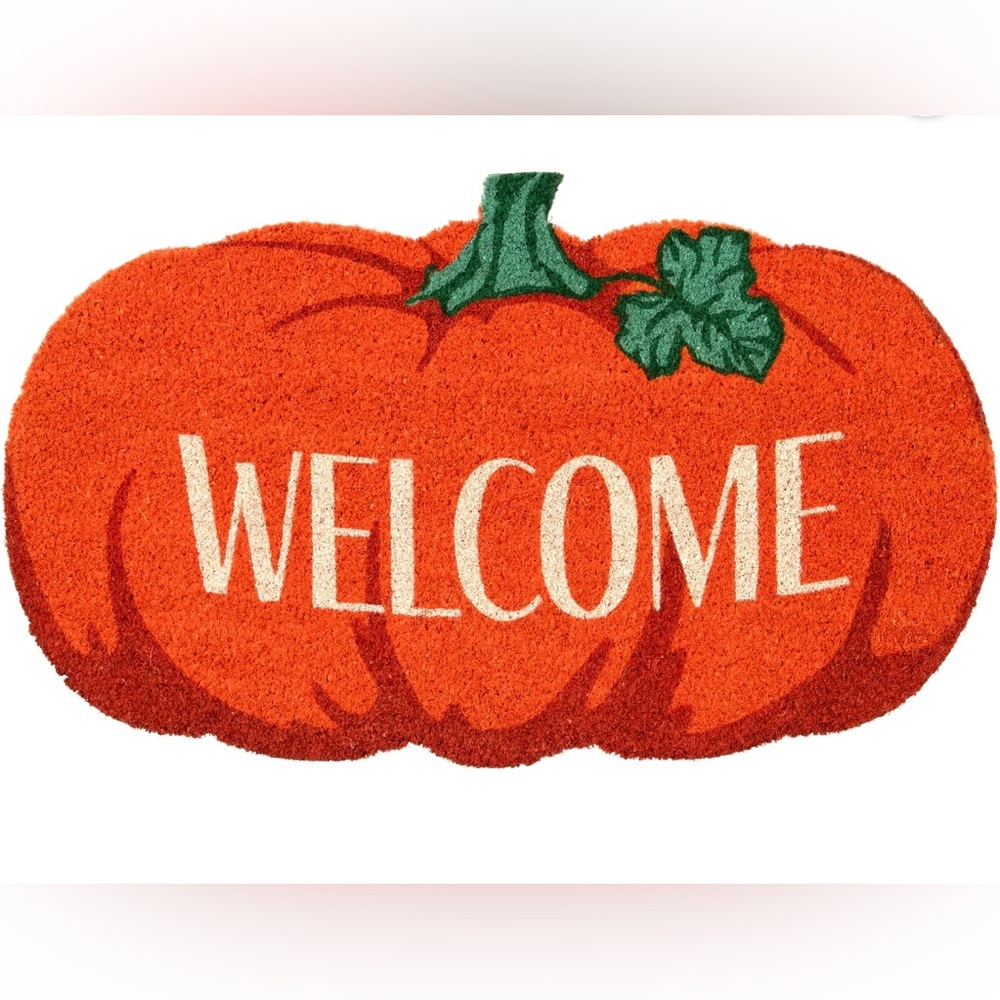 Way to Celebrate 18x30 Pumpkin Outdoor Coir Mat